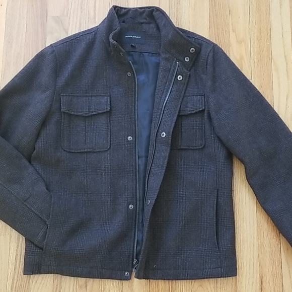 Banana Republic Men's Wool Tweed Coat - Picture 8 of 12